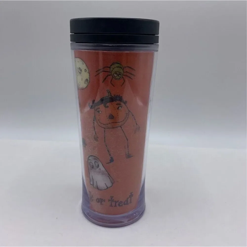 Starbucks Halloween Holographic Tumbler 8 oz Ghost Pumpkin Boo Vintage 2009